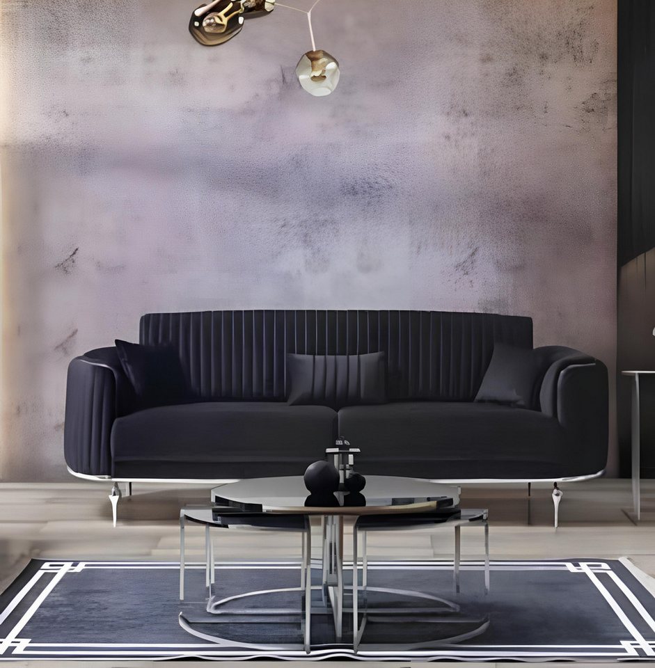 Xlmoebel 3-Sitzer Hochwertiges Sofa mit drei Sitzen zeitgemäßes Design Polstermöbel, Hergestellt in Europa von Xlmoebel