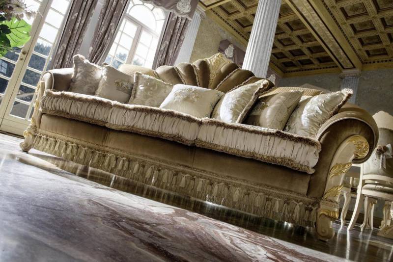 Xlmoebel 3-Sitzer Klassische Textil-Dreisitzer-Sitzbank für Wohnzimmer in elegantem, Hergestellt in Europa Xlmoebel 3-Sitzer Klassische Textil-Dreisitzer-Sitzbank für Wohnzimmer in elegantem, Hergestellt in Europa von Xlmoebel