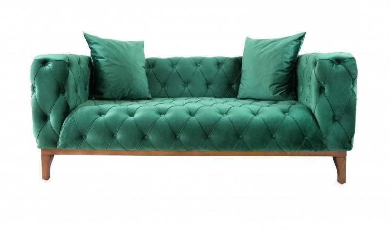 Xlmoebel Chesterfield-Sofa Kleines, modernes 2-Sitzer-Sofa mit Kissen Chesterfield-Couch, Hergestellt in Europa Xlmoebel Chesterfield-Sofa Kleines, modernes 2-Sitzer-Sofa mit Kissen Chesterfield-Couch, Hergestellt in Europa von Xlmoebel