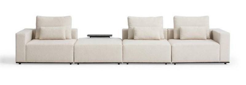 Xlmoebel Big-Sofa Luxuriöses Wohnzimmermöbel Set mit einem weißen Sechssitzer-Sofa aus, Hergestellt in Europa von Xlmoebel