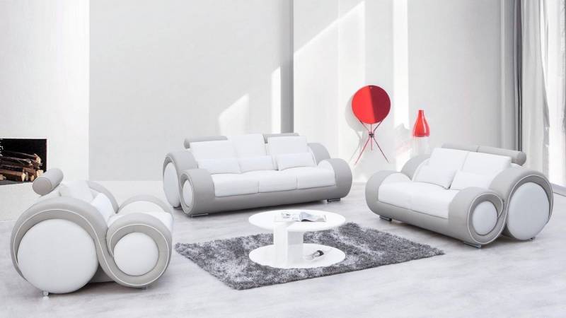 Xlmoebel 2-Sitzer Moderne Zweisitzer Sofa in Kunstleder - Design Couch Polster Sofas, Hergestellt in Europa von Xlmoebel