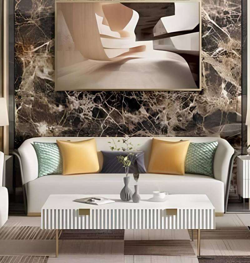 Xlmoebel 3-Sitzer Modernes 3-Sitzer-Sofa mit Polsterung für das Wohnzimmer, 1 Teile, Hergestellt in Europa von Xlmoebel