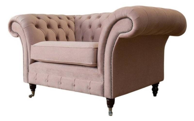 Xlmoebel Chesterfield-Sessel Modernes Einzelsofa in Stoff oder Leder für die Wohnlandschaft (1-St., Sofa 1,5 Sitzer), Hergestellt in Europa Xlmoebel Chesterfield-Sessel Modernes Einzelsofa in Stoff oder Leder für die Wohnlandschaft (1-St., Sofa 1,5 Sitzer), Hergestellt in Europa von Xlmoebel
