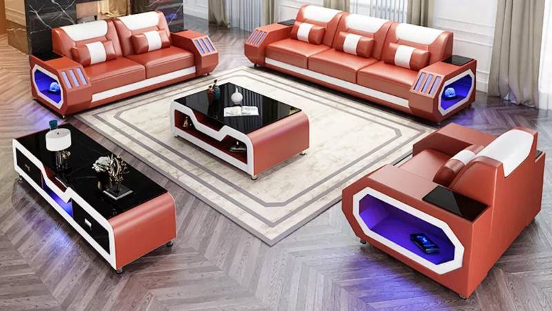 Xlmoebel 3-Sitzer Modernes Ledersofa in Dreierkombination zeitgemäßes Design, Hergestellt in Europa Xlmoebel 3-Sitzer Modernes Ledersofa in Dreierkombination zeitgemäßes Design, Hergestellt in Europa von Xlmoebel