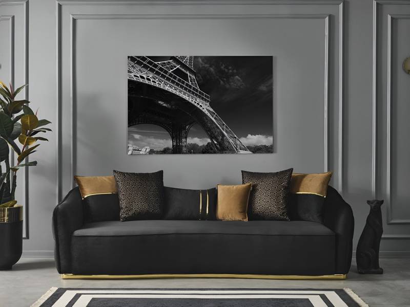 Xlmoebel 3-Sitzer Neues Luxus-Holz-Sofa im Chesterfield-Stil für das Wohnzimmer, Hergestellt in Europa Xlmoebel 3-Sitzer Neues Luxus-Holz-Sofa im Chesterfield-Stil für das Wohnzimmer, Hergestellt in Europa von Xlmoebel