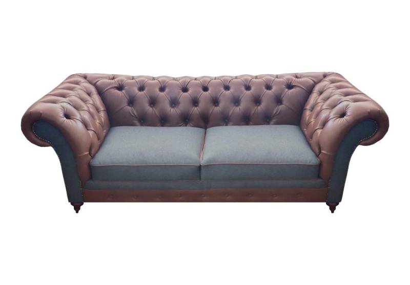 Xlmoebel 2-Sitzer Neues Luxus-Sofa Zweisitzer in braunem Leder im Wohnzimmer im, Hergestellt in Europa von Xlmoebel