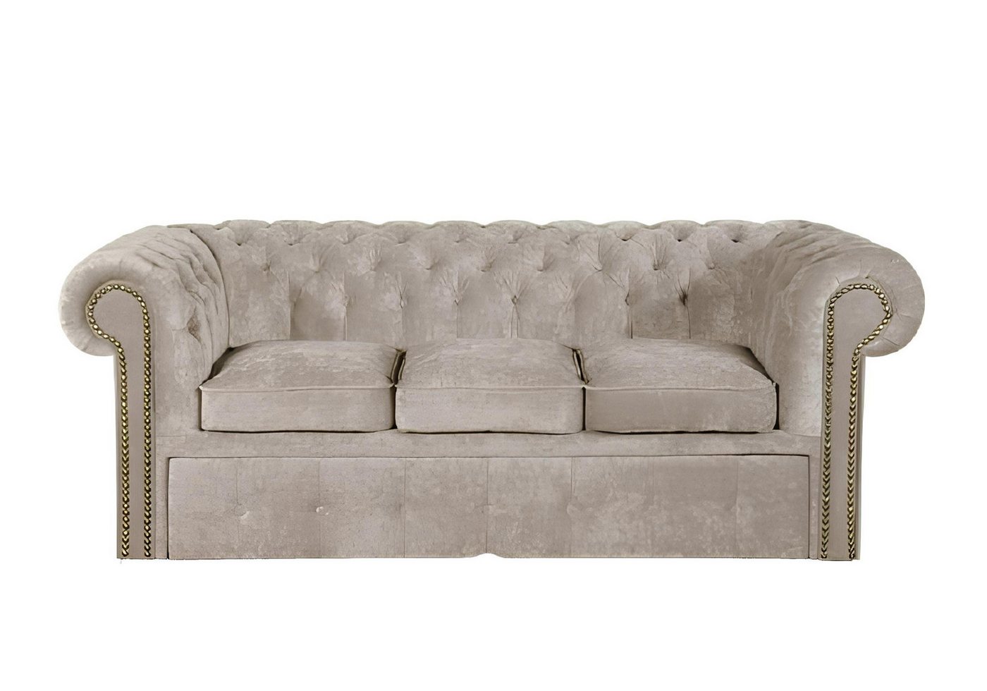 Xlmoebel Sofa Neues Schlafsofa mit Bettfunktion, Chesterfield-Stil, aus Textil, Hergestellt in Europa Xlmoebel Sofa Neues Schlafsofa mit Bettfunktion, Chesterfield-Stil, aus Textil, Hergestellt in Europa von Xlmoebel