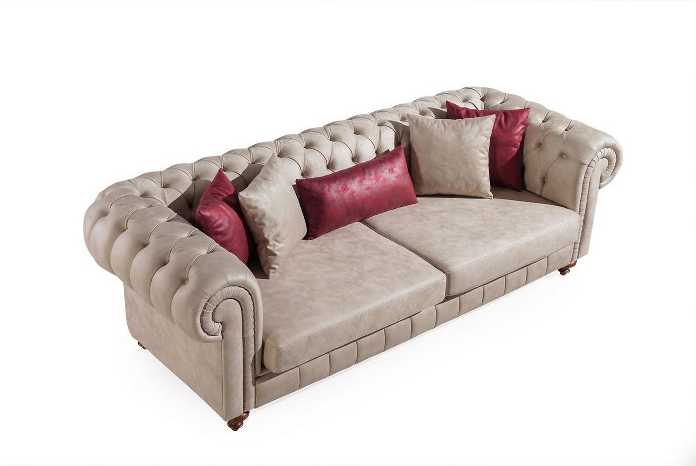 Xlmoebel 3-Sitzer Neuzeitliches Sofa Polstermöbel Design-Couch Dreisitzer Sitzmöbel, Hergestellt in Europa von Xlmoebel