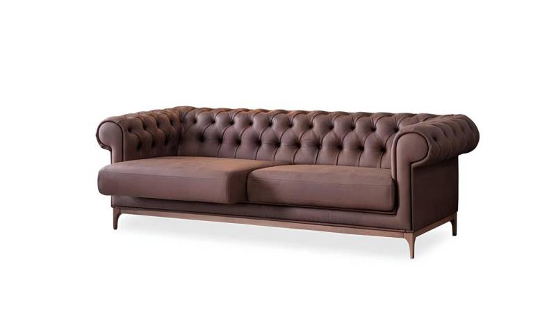 Xlmoebel 3-Sitzer Weißes Dreisitzer-Sofa mit verstellbarer Multifunktionsfunktion, Hergestellt in Europa von Xlmoebel