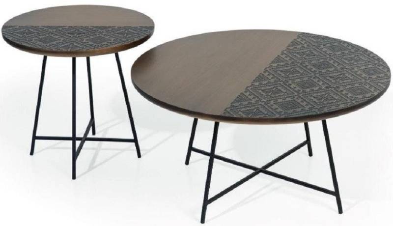 Xlmoebel Couchtisch Wohnzimmertisch in modernem Design als Beistelltisch Braunfarben (2x Couchtisch), Hergestellt in Europa von Xlmoebel