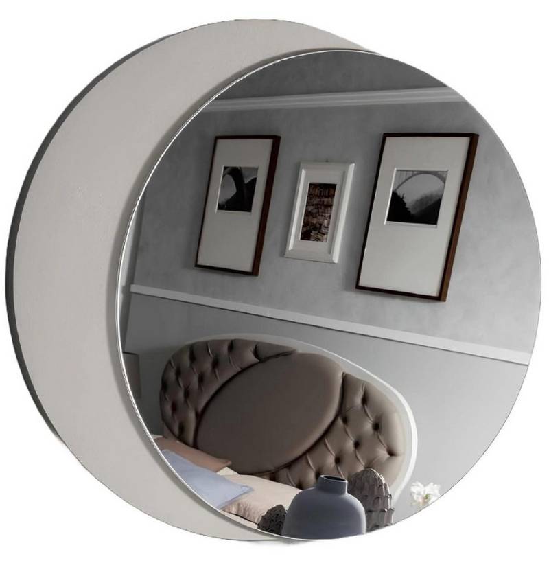 Xlmoebel Wandspiegel Neuer stilvoller ovaler Wandspiegel im modernen Wellen-Design, Hergestellt in Europa von Xlmoebel
