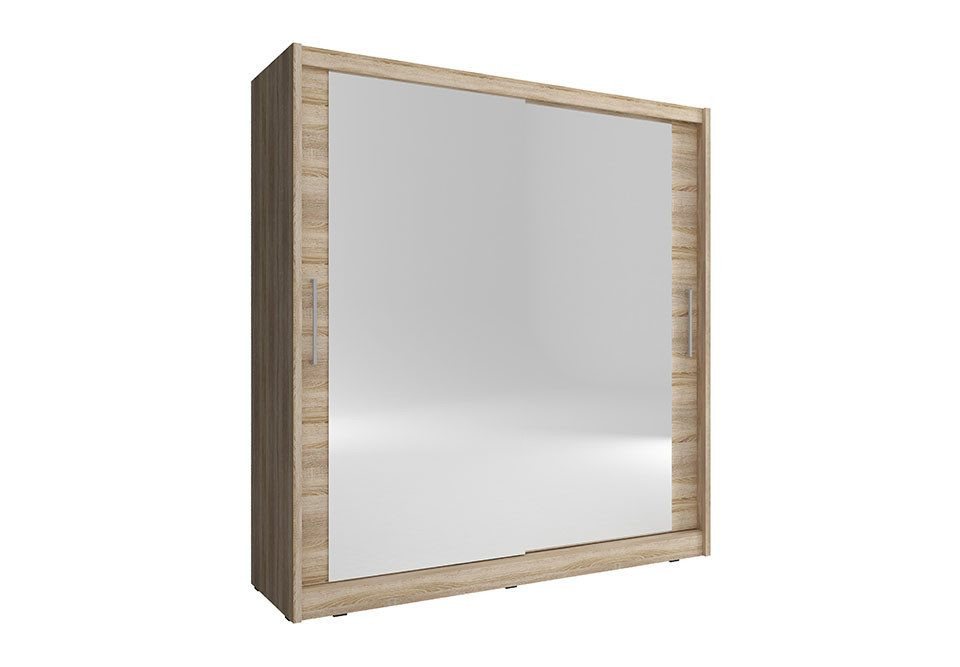 Xlmoebel Spiegelschrank Schlafzimmerschrank mit Schwebetüren und Spiegeln, 200cm breit, (Kleiderschrank) Hergestellt in Europa von Xlmoebel
