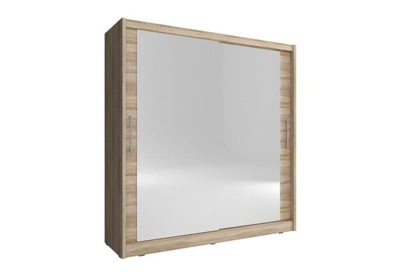 Xlmoebel Spiegelschrank Schlafzimmerschrank mit Schwebetüren und Spiegeln, 200cm breit, (Kleiderschrank) Hergestellt in Europa von Xlmoebel