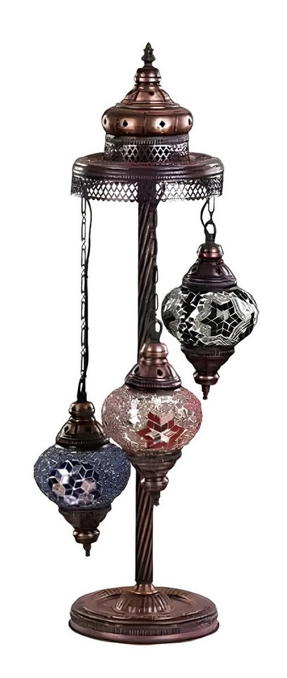 Xlmoebel Nachttischlampe Bunte Stehlampe aus Glas 29x76 cm Luxus Licht für Wohnzimmer, Hergestellt in Europa von Xlmoebel