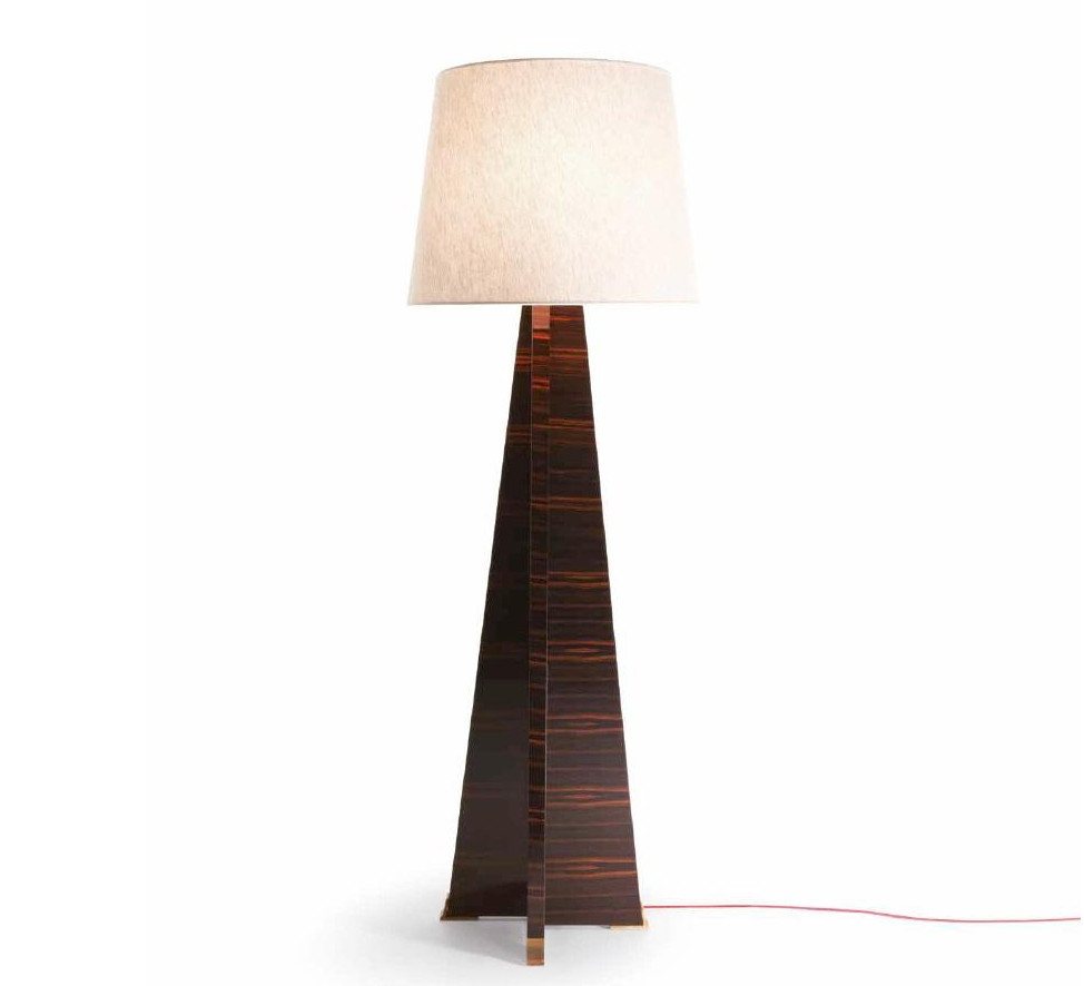 Xlmoebel Stehlampe Elegante Messing Deko für das Wohnzimmer - Braun Rechteck, Hergestellt in Europa von Xlmoebel