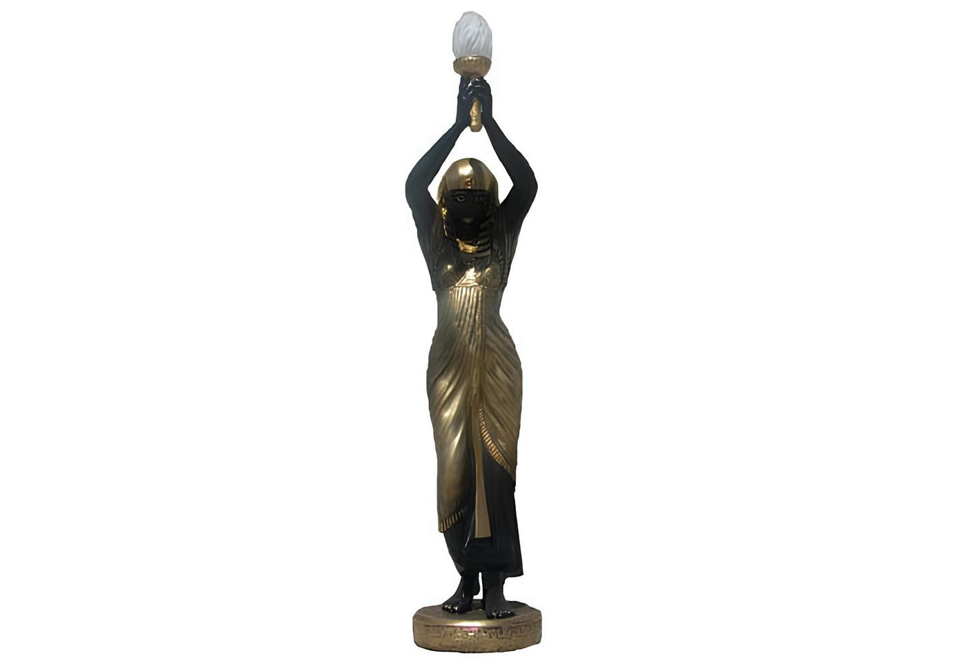Xlmoebel Stehlampe Lampe in Form einer ägyptischen Figur Stehleuchte Kleopatra Statue, Hergestellt in Europa von Xlmoebel