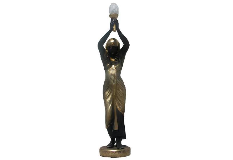 Xlmoebel Stehlampe Lampe in Form einer ägyptischen Figur Stehleuchte Kleopatra Statue, Hergestellt in Europa von Xlmoebel