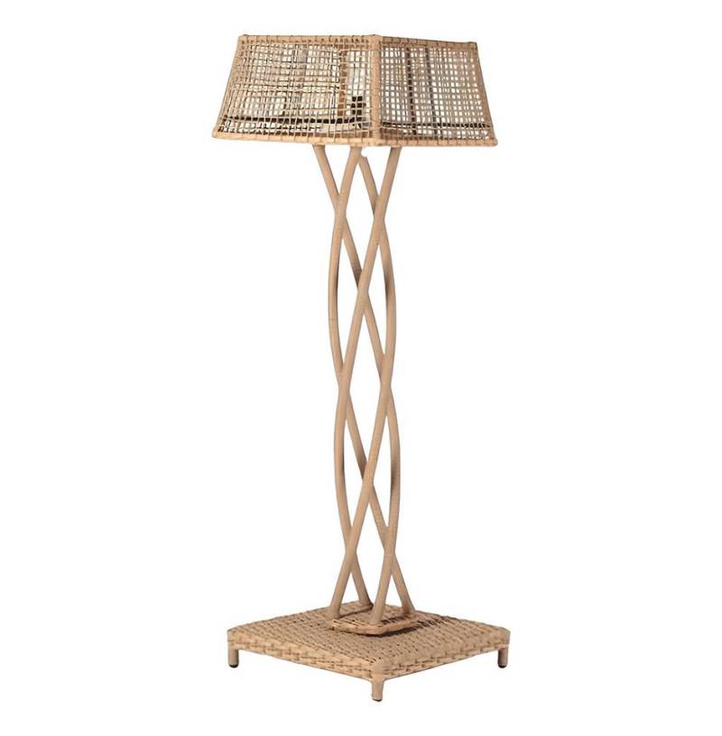 Xlmoebel Stehlampe Stehleuchte aus Rattan in Beige - Moderne, Hergestellt in Europa von Xlmoebel