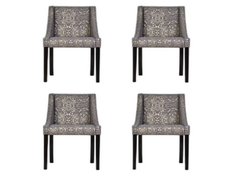 Xlmoebel Esszimmerstuhl 4x Sessel Sitzmöbel Polsterdesign Lounge Club Stuhl Garnitur (4 St), Hergestellt in Europa von Xlmoebel