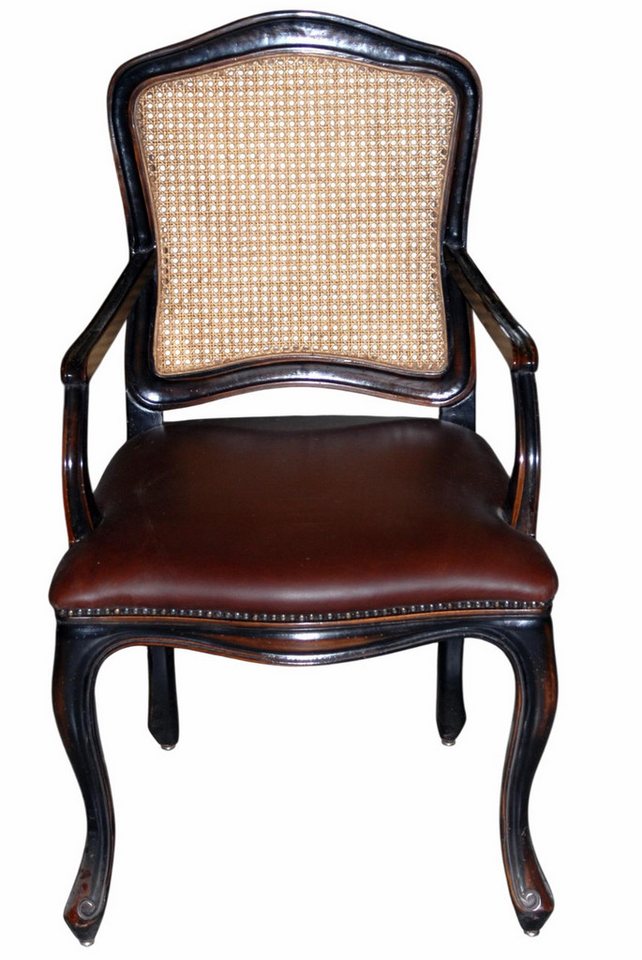 Xlmoebel Armlehnstuhl Designer Esszimmerstuhl aus edlem Holz - Luxuriöser Klassiker (Stuhl, 1 St), Hergestellt in Ital von Xlmoebel