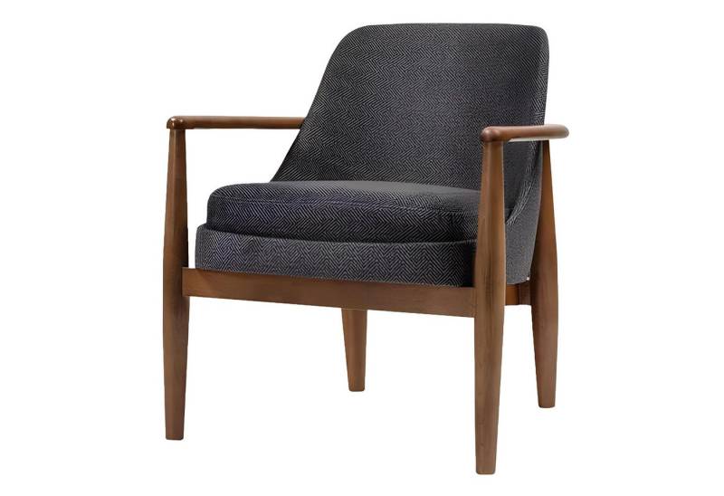 Xlmoebel Armlehnstuhl Einzelner grauer Designer-Sessel mit modernem Stil für das Wohnzimmer. (1 St), Hergestellt in Europa von Xlmoebel
