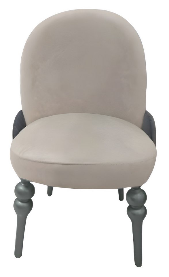 Xlmoebel Polsterstuhl Esszimmer Garnitur Lehn Samt Textil Stuhl 6x Stühle Gruppe Set (6 St), Hergestellt in Europa von Xlmoebel