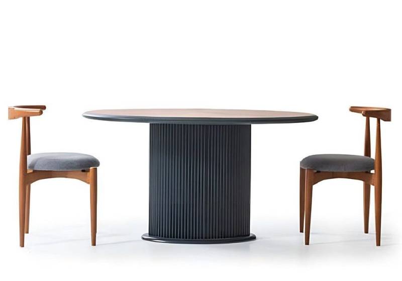 Xlmoebel Essgruppe Esszimmer-Set Esstisch Stühle 5-teilig in Braun Klassik, Hergestellt in Europa von Xlmoebel