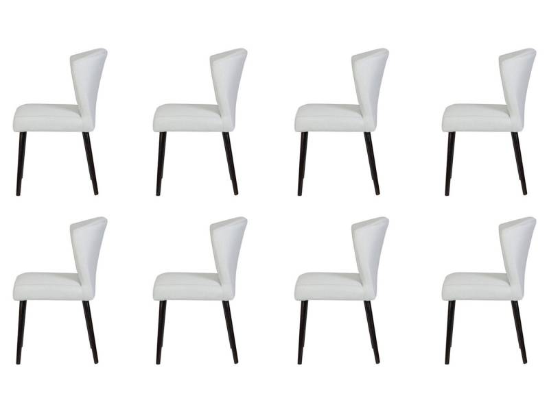Xlmoebel Esszimmerstuhl Neu 8er Set elegante Lounge-Sessel Club Polsterstühle für das, Hergestellt in Europa von Xlmoebel