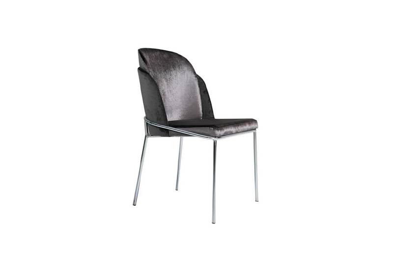 Xlmoebel Esszimmerstuhl Neuer Designer-Stuhl für die Küche aus luxuriösem Edelstahl in Grau, Hergestellt in Europa von Xlmoebel