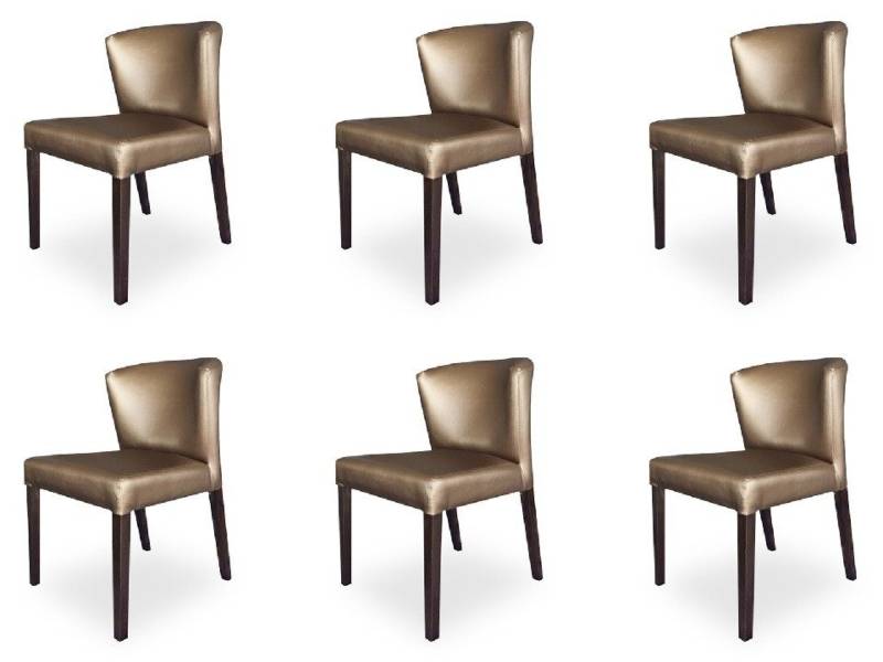 Xlmoebel Esszimmerstuhl Neues Set mit 6 Stühlen in modernem Design und Polsterung, inklusive (6 St), Hergestellt in Europa von Xlmoebel