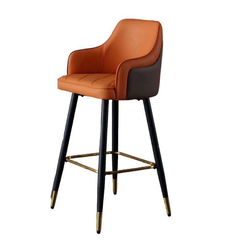 Xlmoebel Barhocker Neuzeitlicher Designer Orangen Barhocker Loungesessel (1 St), Hergestellt in Europa von Xlmoebel