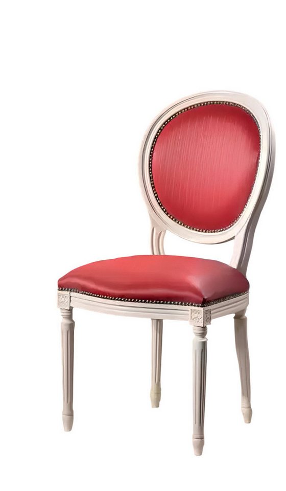 Xlmoebel Esszimmerstuhl Rosa Stoffstuhl Klassischer Sitzmöbel Esszimmer Lehnstuhl (1 St), Hergestellt in Europa von Xlmoebel
