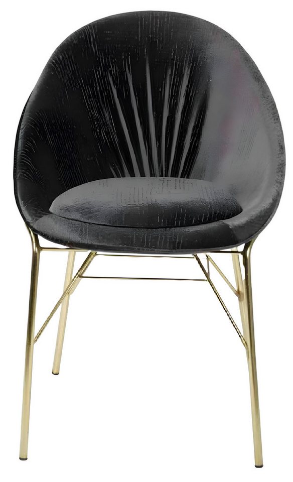 Xlmoebel Polsterstuhl Schwarzer Esszimmerstuhl ohne Armlehne gepolstert (1 St), Hergestellt in Europa Xlmoebel Polsterstuhl Schwarzer Esszimmerstuhl ohne Armlehne gepolstert (1 St), Hergestellt in Europa von Xlmoebel