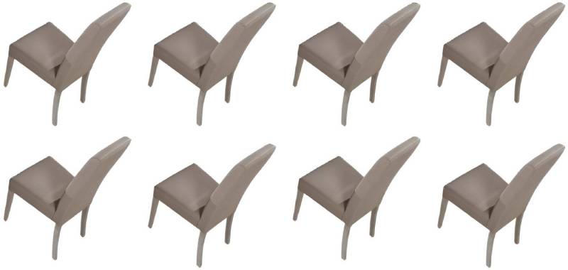 Xlmoebel Polsterstuhl Set von 8 modernen Esszimmerstühlen - Stuhl-Ensemble für das Esszimmer, Hergestellt in Europa von Xlmoebel