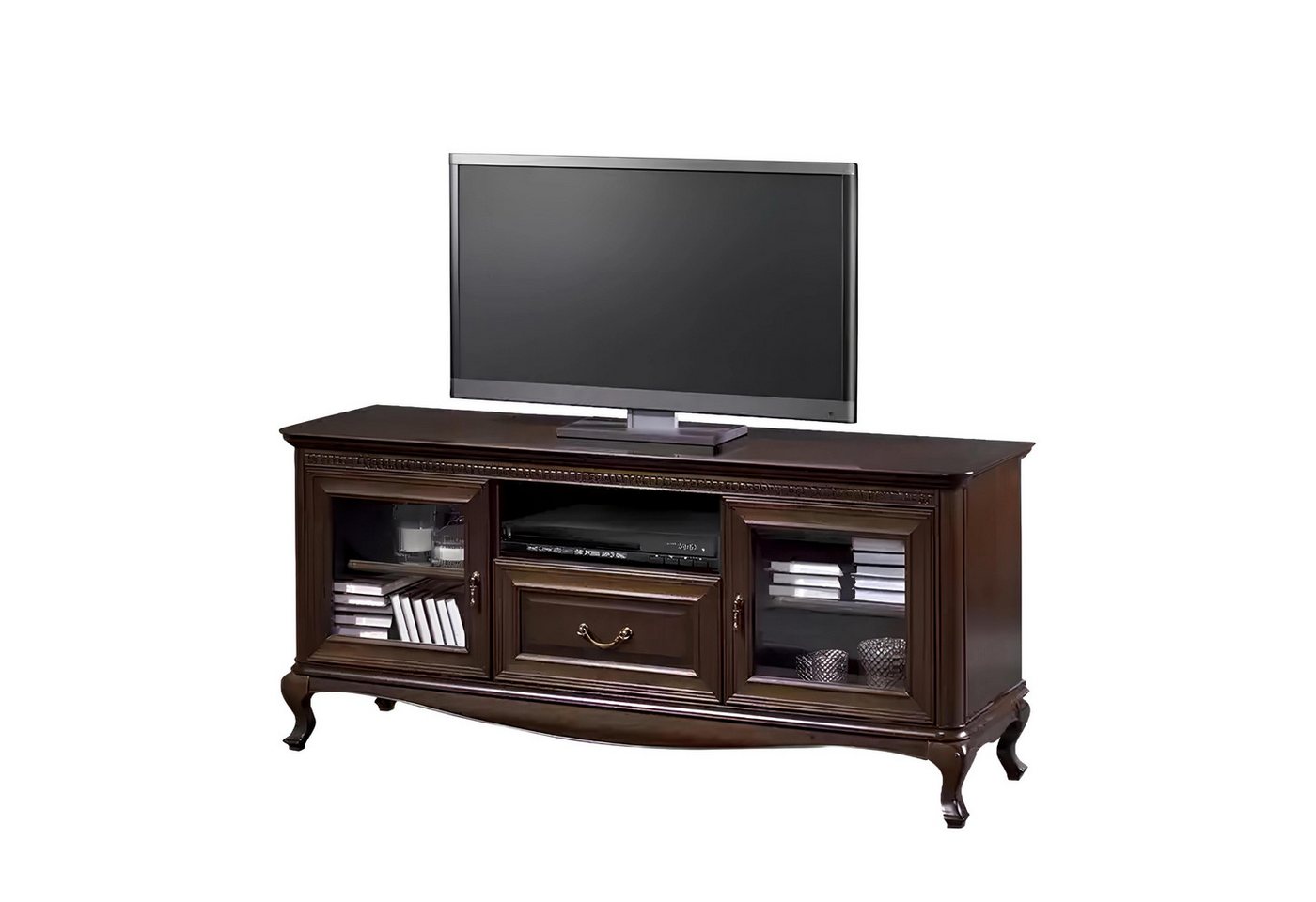 Xlmoebel TV-Board TV-Möbel aus Massivholz für das moderne Wohnzimmer (TV Staender), Hergestellt in Europa von Xlmoebel