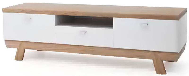 Xlmoebel TV-Board TV-Möbel in Weiß für das Wohnzimmer - Fernseherständer aus Holz (TV Staender), Hergestellt in Europa von Xlmoebel