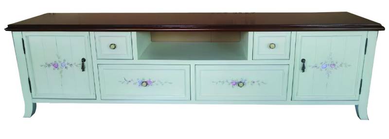 Xlmoebel TV-Board neuer TV-Schrank im klassischen Landhausstil Lowboard Regal RTV (1 St., Sideboard), Hergestellt in Europa von Xlmoebel