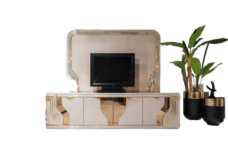 Xlmoebel TV-Schrank Modernes TV-Möbel aus Holz für das Wohnzimmer im Designstil (TV Ständer) Hergestellt in Europa von Xlmoebel