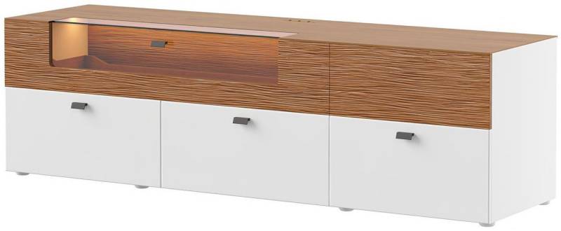 Xlmoebel TV-Schrank Neu Holz TV-Ständer für das Wohnzimmer: Modernes Wandregal-Design (TV Ständer) Hergestellt in Europa von Xlmoebel