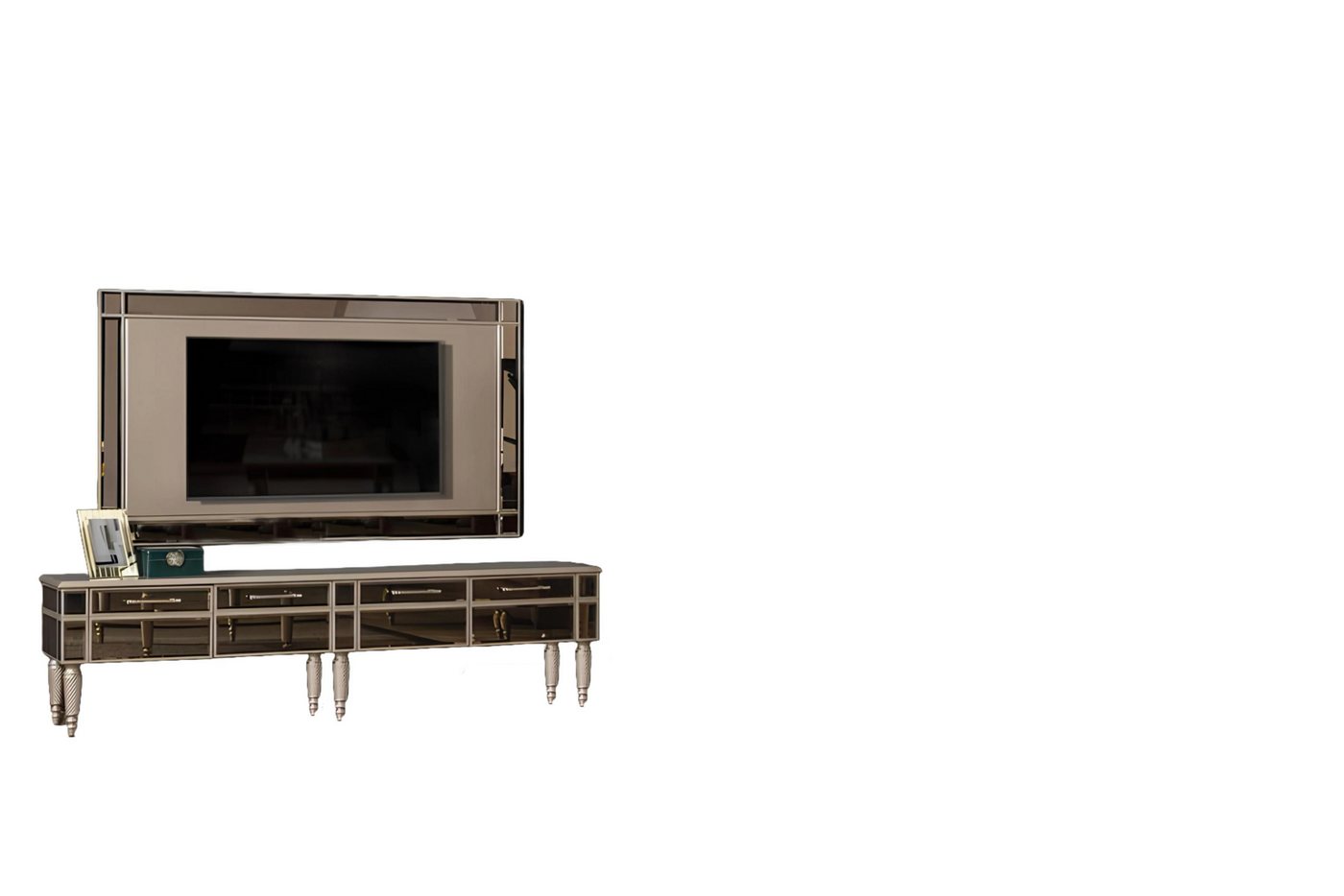 Xlmoebel TV-Schrank Zeitgemäßer Fernsehtisch Wohnzimmer Einrichtung RTV Halterung Designer (TV-Schrank) Hergestellt in Europa von Xlmoebel