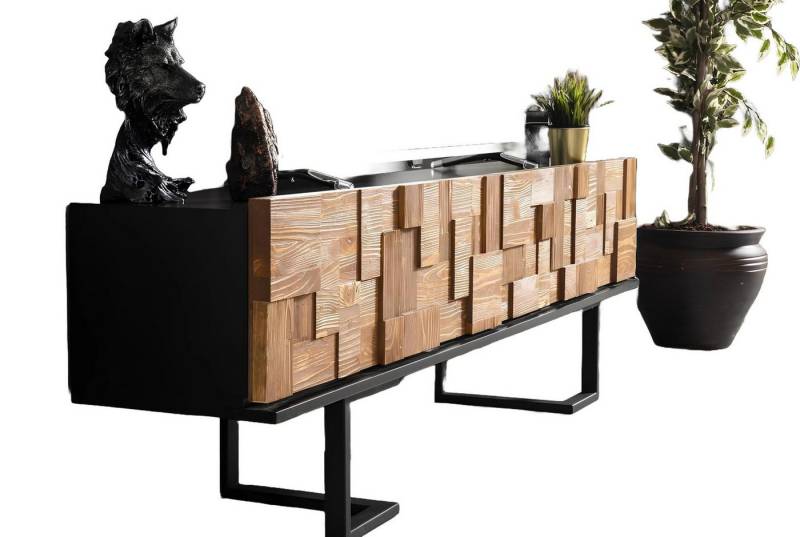 Xlmoebel TV-Schrank Zeitgemäßes Holz-Sideboard für Fernseher mit Schubladen und Türen (TV-Ständer) Hergestellt in Europa von Xlmoebel