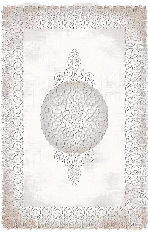 Xlmoebel Teppich Abstrakter Orient-Teppich für Wohnzimmer in Beige, Höhe: 160 mm, Hergestellt in Europa Xlmoebel Teppich Abstrakter Orient-Teppich für Wohnzimmer in Beige, Höhe: 160 mm, Hergestellt in Europa von Xlmoebel