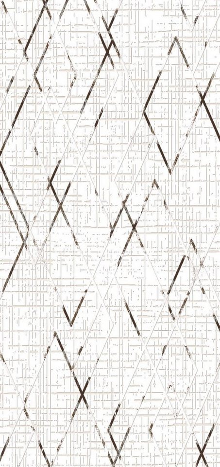 Xlmoebel Teppich Abstraktes geometrisches Muster in Weiß und Silber für Dekoration, Hergestellt in Europa Xlmoebel Teppich Abstraktes geometrisches Muster in Weiß und Silber für Dekoration, Hergestellt in Europa von Xlmoebel