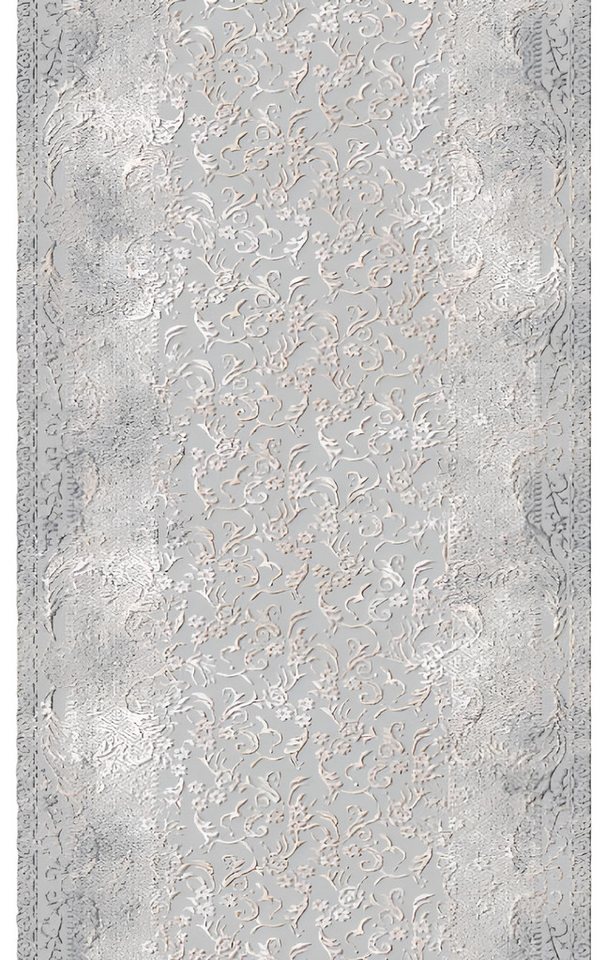 Xlmoebel Teppich Designer Teppich Wohnzimmer Grau-Weiß aus Kunstfasern, Höhe: 290 mm, Hergestellt in Europa Xlmoebel Teppich Designer Teppich Wohnzimmer Grau-Weiß aus Kunstfasern, Höhe: 290 mm, Hergestellt in Europa von Xlmoebel