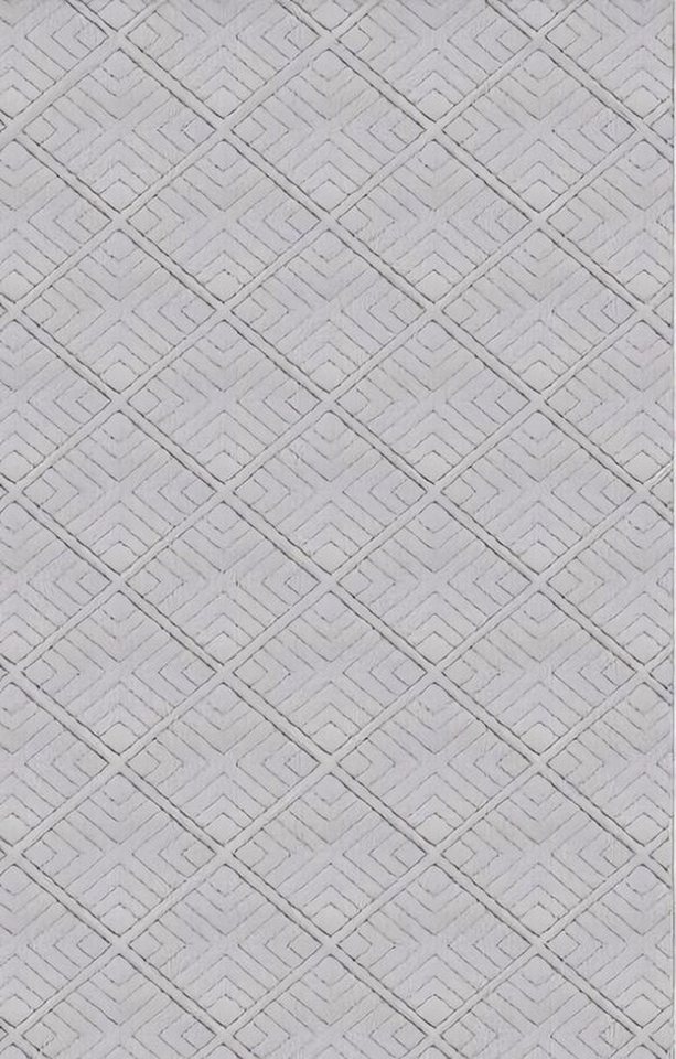 Xlmoebel Teppich Einfarbiger grauer Teppich mit Rautenmuster kurze Fasern, Hergestellt in Europa Xlmoebel Teppich Einfarbiger grauer Teppich mit Rautenmuster kurze Fasern, Hergestellt in Europa von Xlmoebel