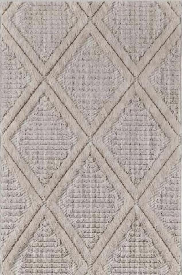 Xlmoebel Teppich Kurzflor Teppich Rautenmuster für Wohn- und Schlafzimmer, Hergestellt in Europa Xlmoebel Teppich Kurzflor Teppich Rautenmuster für Wohn- und Schlafzimmer, Hergestellt in Europa von Xlmoebel