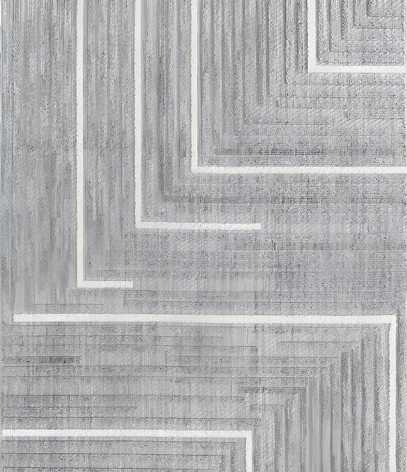 Xlmoebel Teppich Kurzflor Teppich mit geometrischem Muster in Grau für Wohnen Teppiche, Höhe: 170 mm, Hergestellt in Europa Xlmoebel Teppich Kurzflor Teppich mit geometrischem Muster in Grau für Wohnen Teppiche, Höhe: 170 mm, Hergestellt in Europa von Xlmoebel