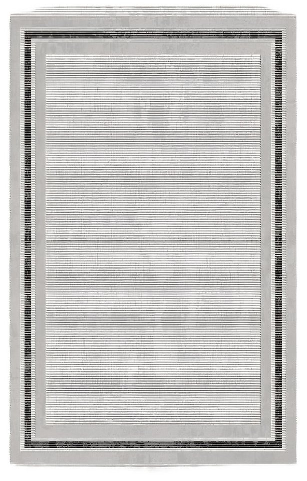 Xlmoebel Teppich Moderner grauer Teppich mit abstraktem Design für Wohnzimmer, Höhe: 160 mm, Hergestellt in Europa Xlmoebel Teppich Moderner grauer Teppich mit abstraktem Design für Wohnzimmer, Höhe: 160 mm, Hergestellt in Europa von Xlmoebel