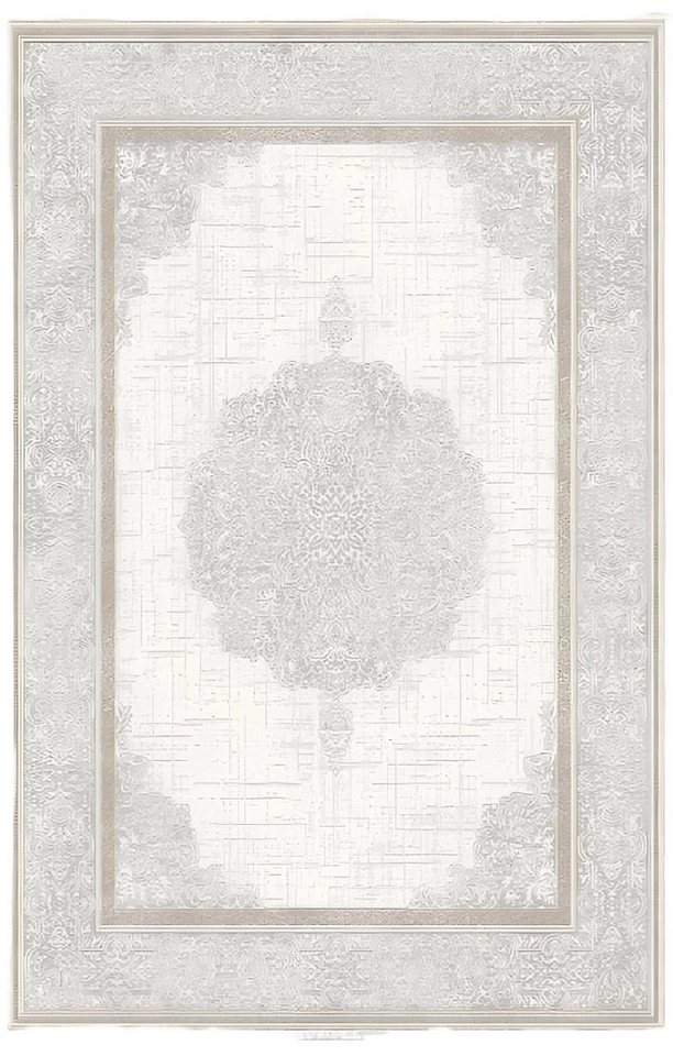 Xlmoebel Teppich Orientalische graue Teppiche für das Wohnzimmer, Höhe: 160 mm, Hergestellt in Europa Xlmoebel Teppich Orientalische graue Teppiche für das Wohnzimmer, Höhe: 160 mm, Hergestellt in Europa von Xlmoebel