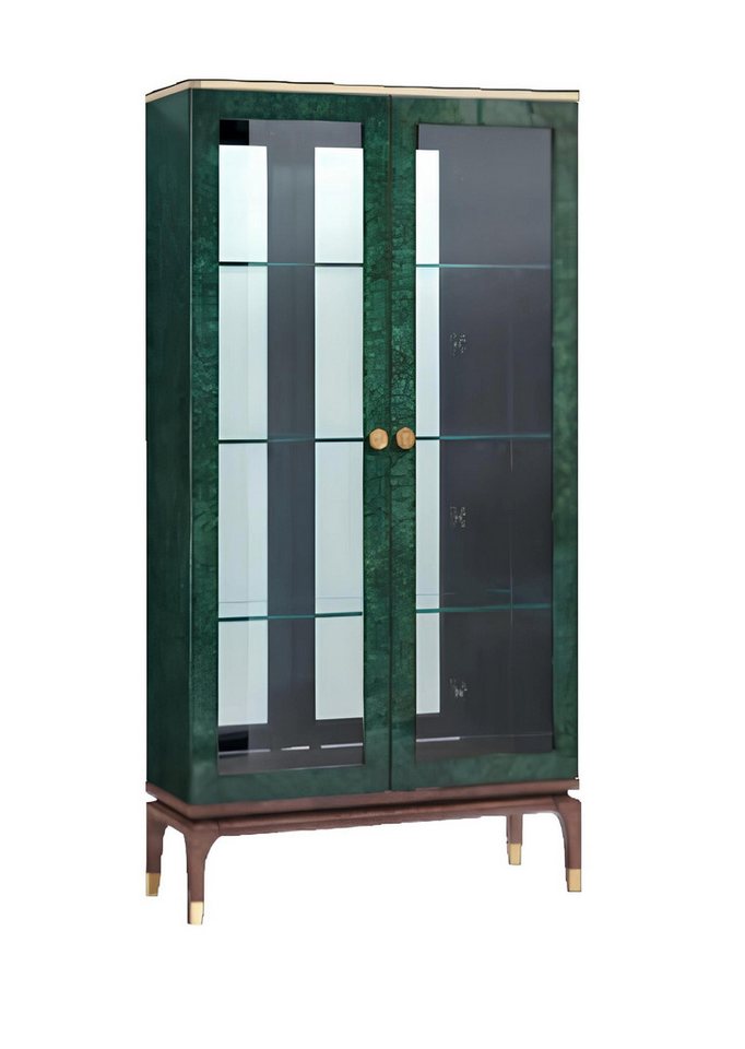 Xlmoebel Vitrine Glas Vitrinenschrank Designer Möbel Schränke Kommodenstücke (Vitrine) Hergestellt in Europa von Xlmoebel